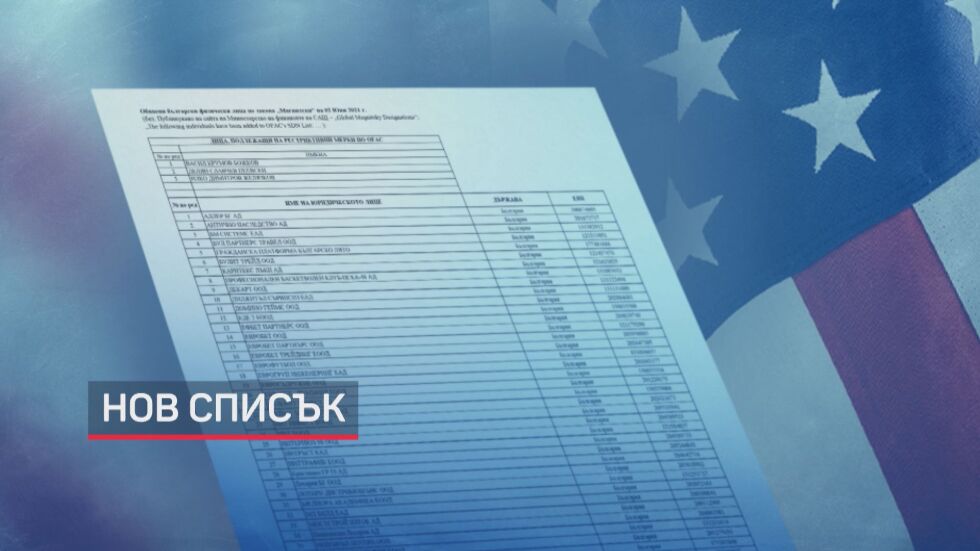 Още лица и фирми под ударите на закона „Магнитски“ (ОБЗОР)