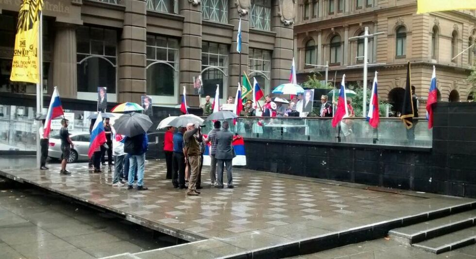Акция в Сидни в подкрепа на кримския референдум