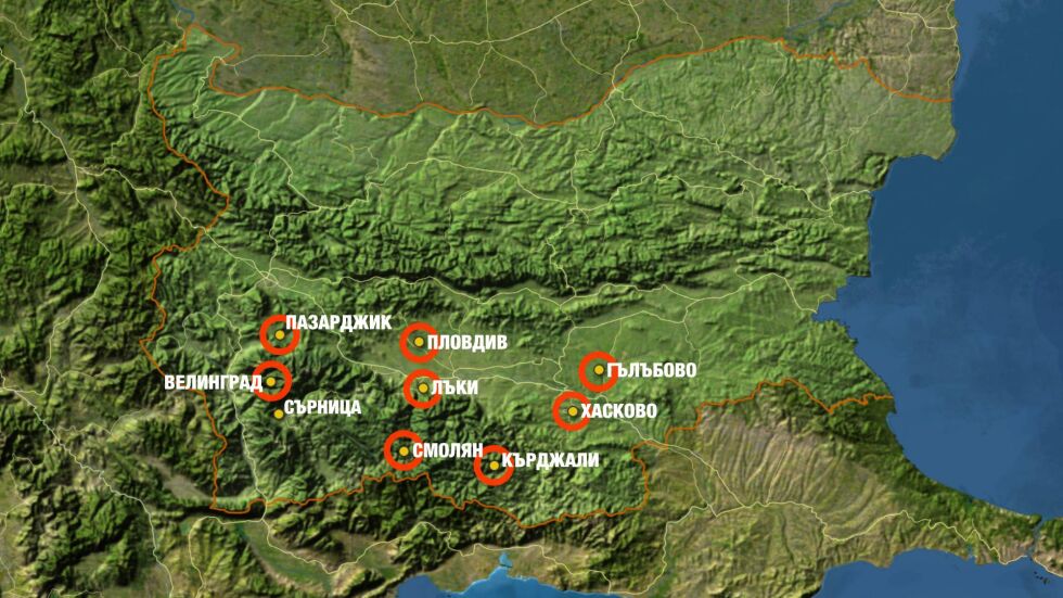 Половин България в снежен капан (ОБЗОР към 12.00 часа)