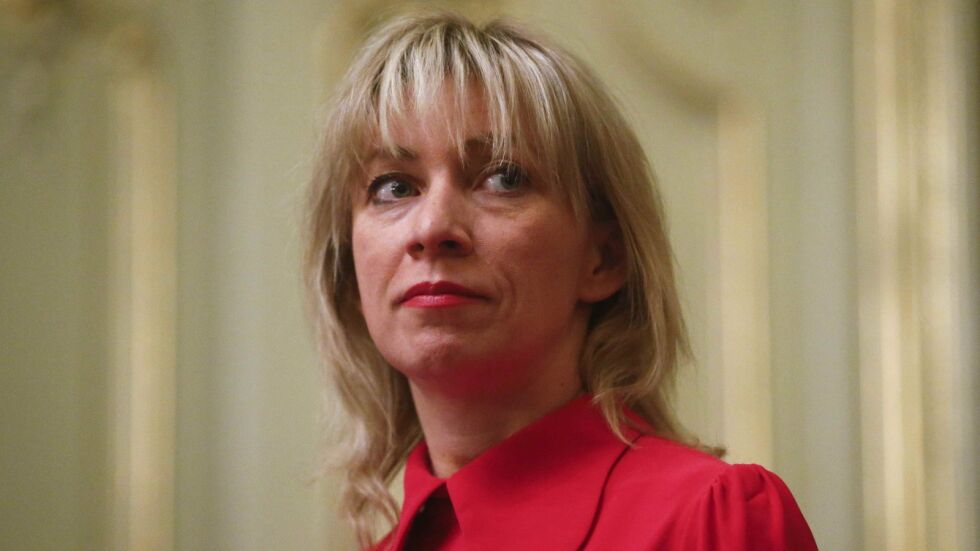 Мария Захарова: Разчитаме, че България няма да влоши отношенията с Русия 