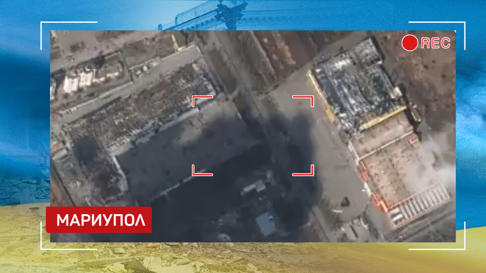 Кадри от Космоса показват разрушенията в Мариупол