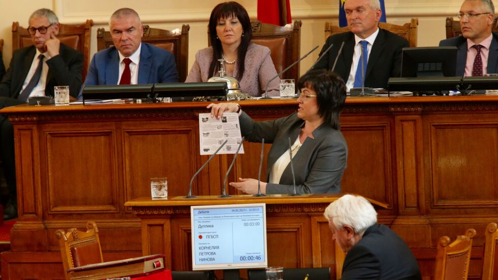 Корнелия Нинова към ГЕРБ и Патриотите: Няма да ви подкрепим по три причини