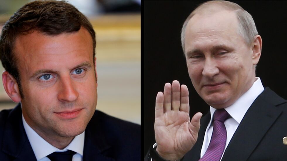 Макрон обсъди с Путин Украйна в пореден телефонен разговор