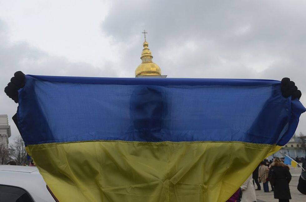 Свещи в знак на протест в центъра на Киев