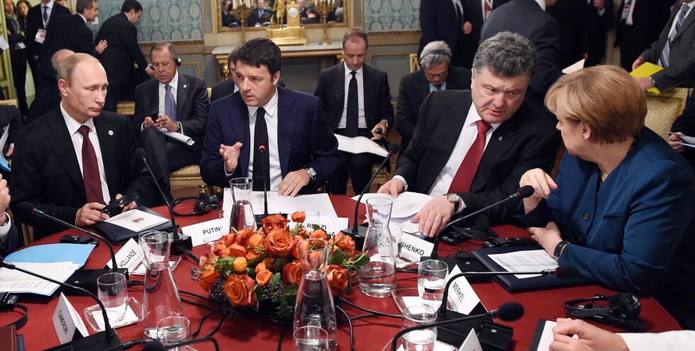 Путин и Порошенко се срещнаха, но без да постигнат съгласие за Украйна