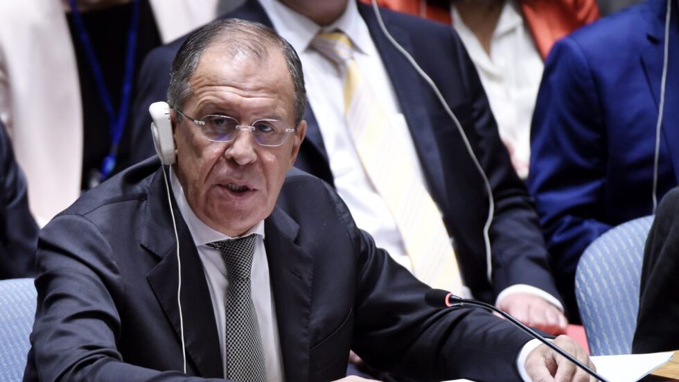 Лавров: Целта ни в Сирия е ИД, другото са необосновани твърдения