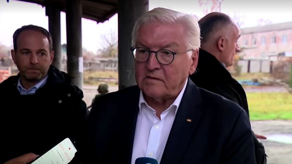 Германският президент беше евакуиран за кратко в бомбоубежище  в Украйна