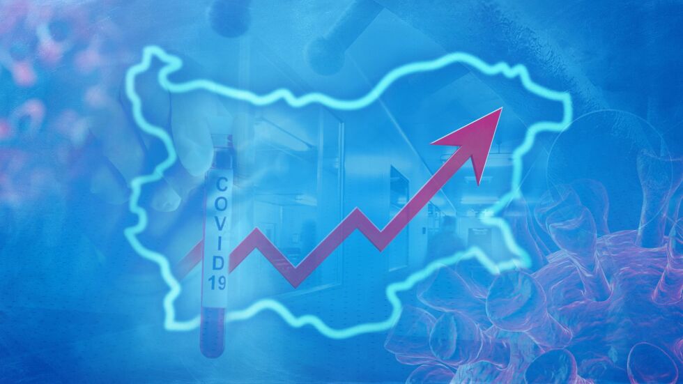 България „светна“ в червено: Средната заболеваемост от COVID-19 е 518 души на 100 хил. население
