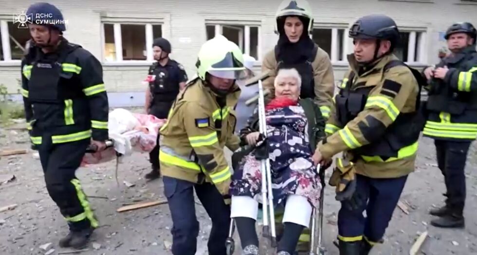 Руски обстрел по старчески дом в Суми