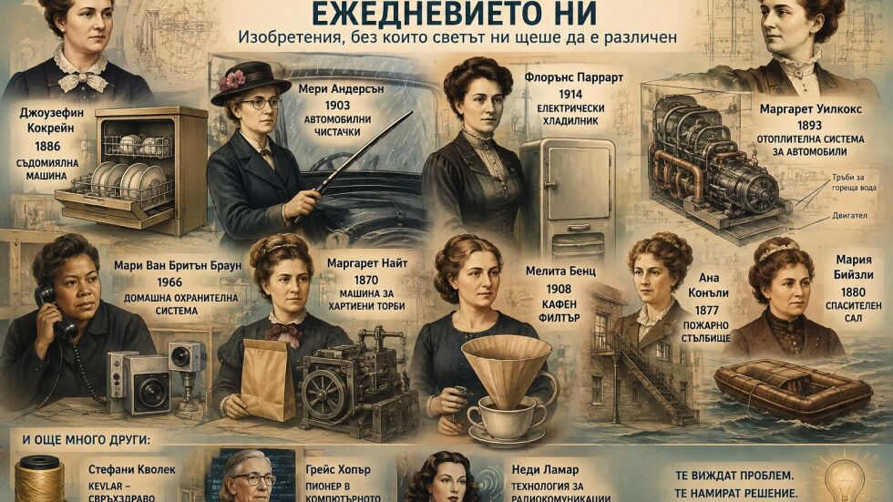 Знаете ли, че тези неща, които ползвате всеки ден, са изобретени от жени