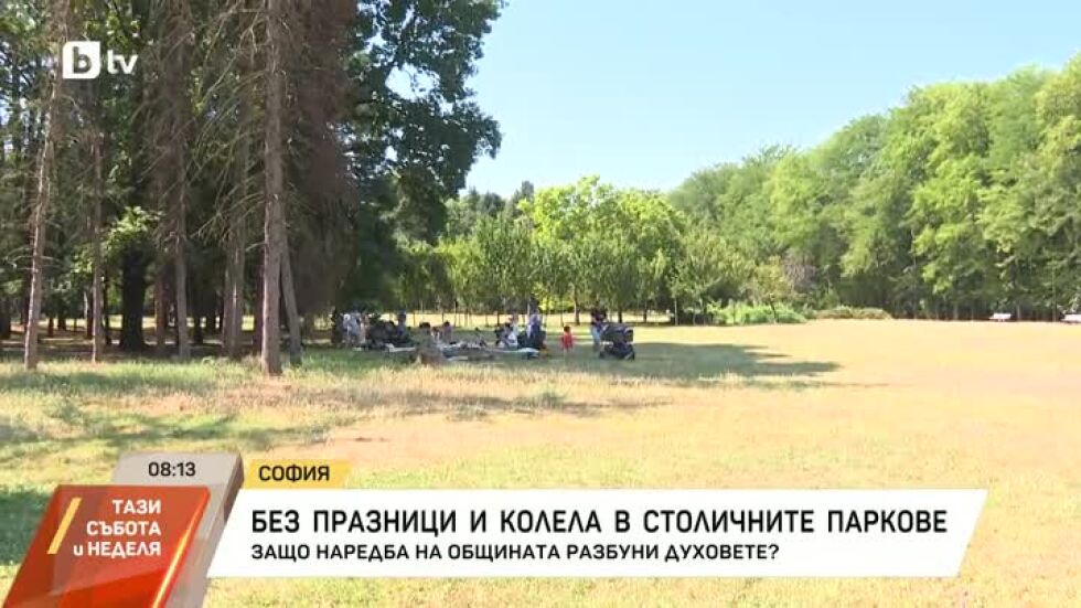 Ще бъдат ли глобявани столичани за празнуване на детски рождени дни в парковете?