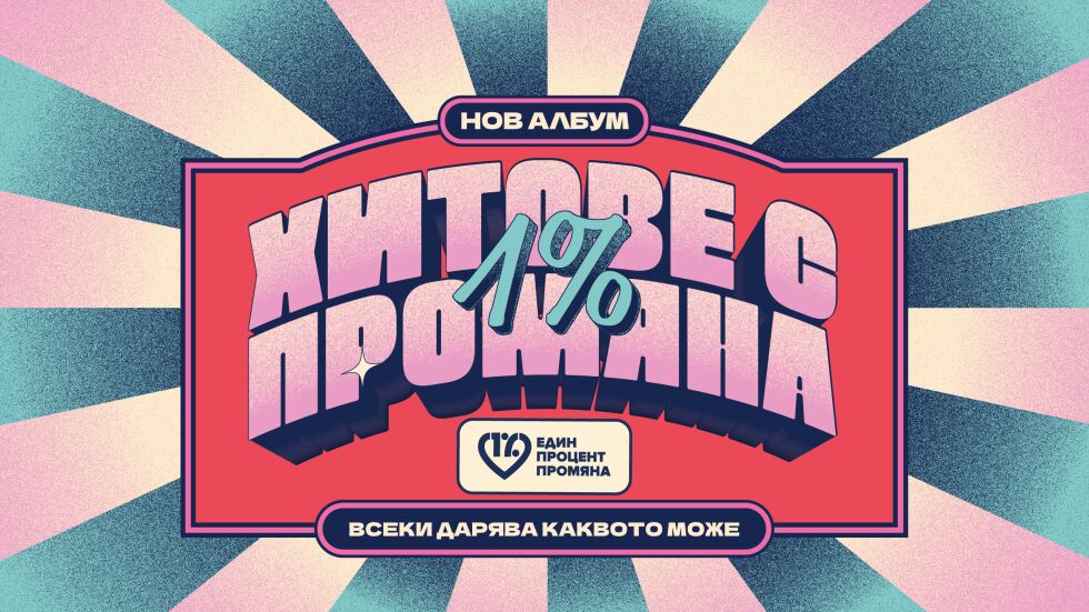 Молец дават нов живот на „Бягство“ на дует Авеню в началото на благотворителната кампания „Хитове с 1% промяна“
