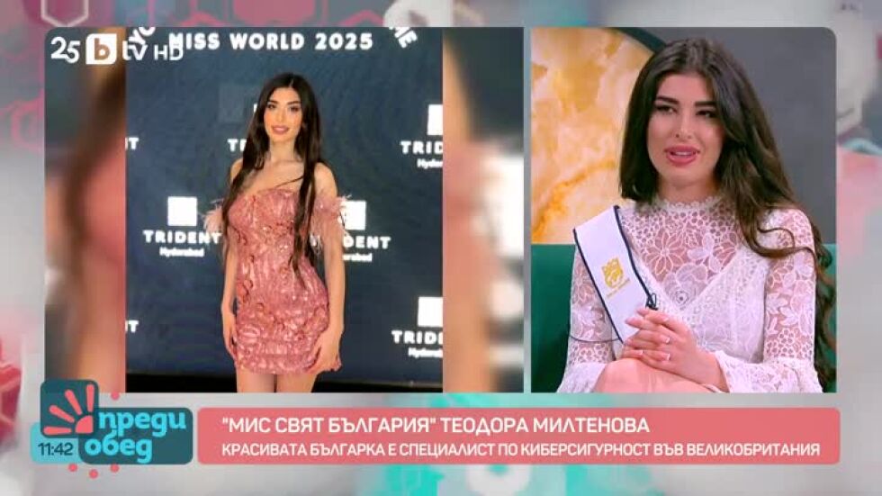 Теодора Милтенова между конкурсите за красота, танците и финансовия свят