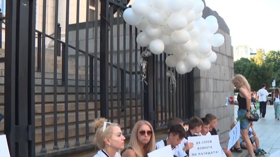 "Аз искам да порасна" - деца на протест срещу смъртта по пътищата